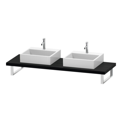 Duravit L-Cube Console Épaisseur 4,5 cm, Blanc Oeuf, pour Vasque à Poser, var.