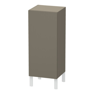 Duravit L-Cube Demi-armoire indiv., porte droite, gris flanelle mat soyeux