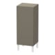 Duravit L-Cube Demi-armoire indiv., porte droite, gris flanelle mat soyeux-1