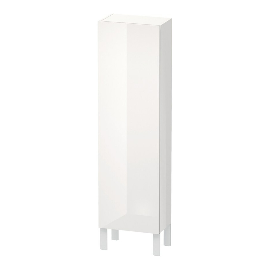 Duravit L-Cube Demi-colonne 40x24,3x132 cm, porte droite, blanc brillant