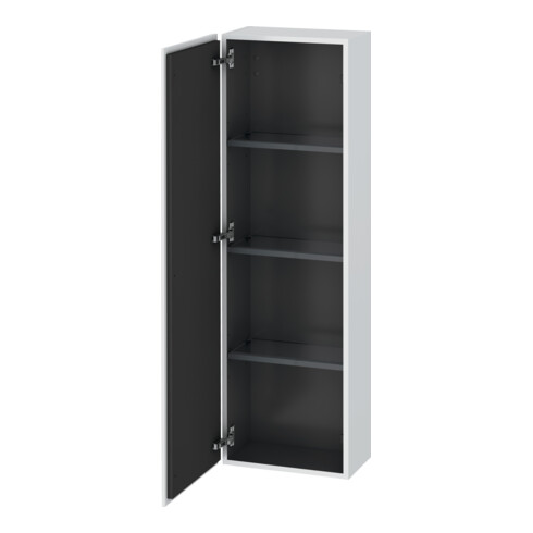 Duravit L-Cube Demi-colonne 40x24,3x132 cm, porte droite, blanc super mat