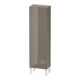 Duravit L-Cube Demi-colonne 40x24,3x132 cm, porte droite, faç. gris brillant-1