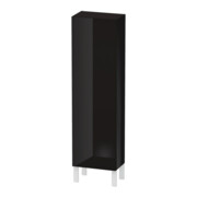 Duravit L-Cube Demi-colonne 40x24,3x132 cm, porte droite, noir brillant