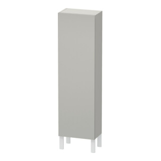 Duravit L-Cube Demi-colonne 40x24,3x132 cm, porte gauche, gris béton mat