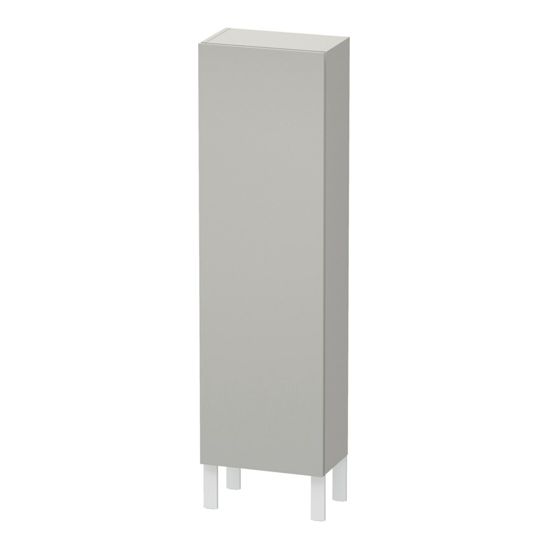 Duravit L-Cube Demi-colonne 40x24,3x132 cm, porte gauche, gris béton mat