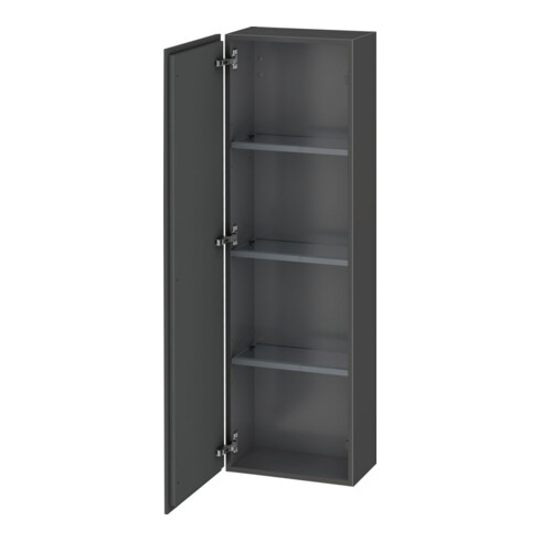 Duravit L-Cube Demi-colonne 40x24,3x132cm, porte gauche, graphite mat