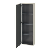 Duravit L-Cube Demi-colonne 40x24,3x132cm, porte gauche, taupe supermat-2