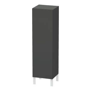 Duravit L-Cube Demi-colonne 40x36,3x132cm, porte gauche, graphite mat
