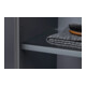 Duravit L-Cube Demi-colonne 40x36,3x132cm, porte gauche, graphite mat