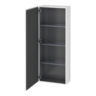 Duravit L-Cube Demi-colonne 50x24,3x132 cm, porte gauche, blanc brillant