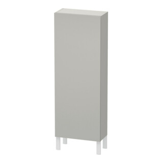 Duravit L-Cube Demi-colonne 50x24,3x132cm, porte gauche, béton gris mat