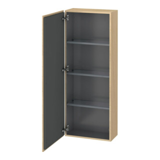 Duravit L-Cube Demi-colonne 50x24,3x132cm, porte gauche, chêne méditerranéen
