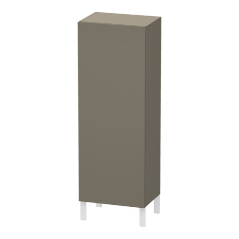 Duravit L-Cube Demi-colonne 50x36,3x132 cm, porte droite, gris satinée