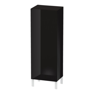 Duravit L-Cube Demi-colonne 50x36,3x132 cm, porte droite, noir brillant