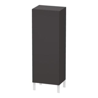 Duravit L-Cube Demi-colonne 50x36,3x132 cm, porte gauche, graphite supermat