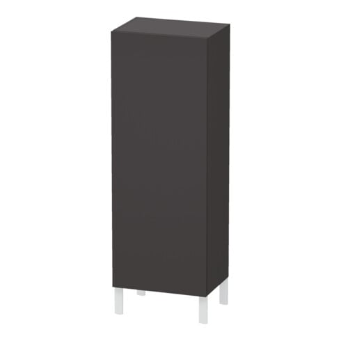 Duravit L-Cube Demi-colonne 50x36,3x132 cm, porte gauche, graphite supermat