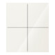 Duravit L-Cube Demi-colonne 70x24,3x80 cm, 2 portes, blanc brillant