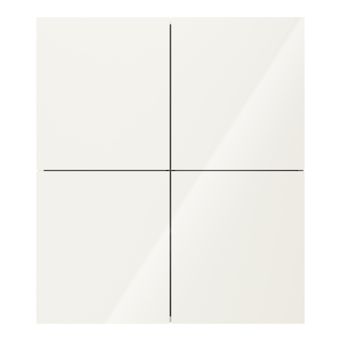 Duravit L-Cube Demi-colonne 70x24,3x80 cm, 2 portes, blanc brillant