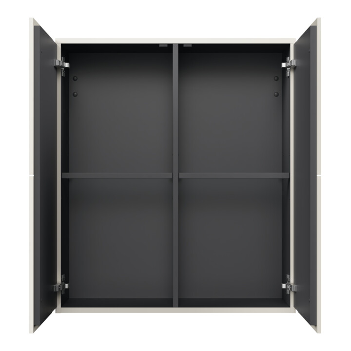 Duravit L-Cube Demi-colonne 70x24,3x80 cm, 2 portes, blanc brillant