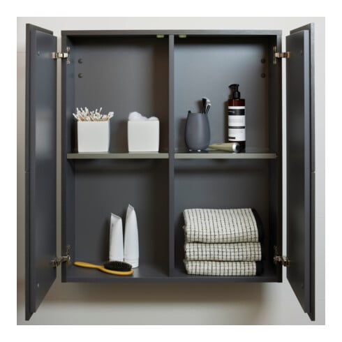 Duravit L-Cube Demi-colonne 70x24,3x80 cm, 2 portes, blanc brillant