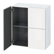 Duravit L-Cube Demi-colonne 70x36,3x80cm, 2 portes, blanc brillant-2