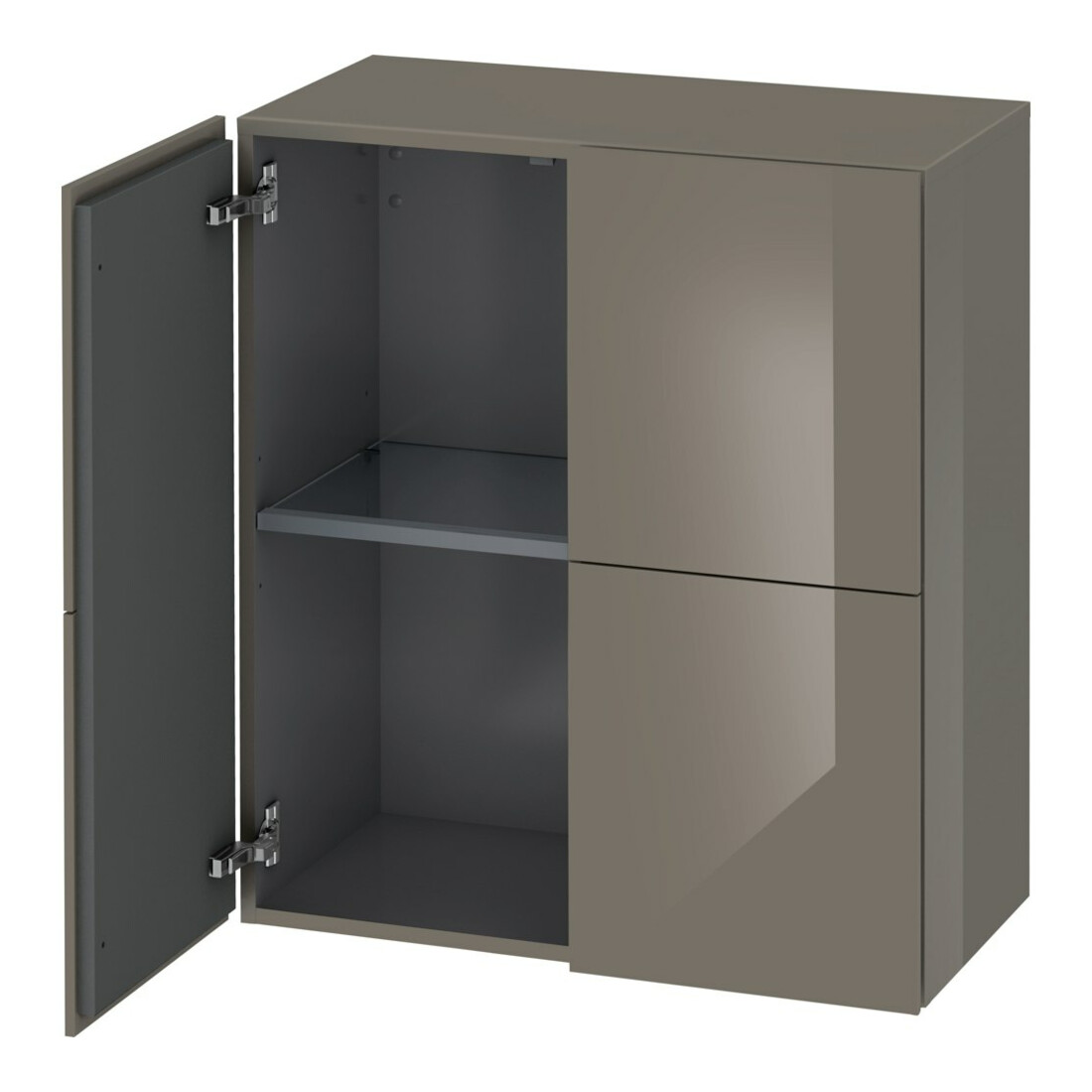 Duravit L-Cube Demi-colonne 70x36,3x80cm, 2 portes, blanc brillant H