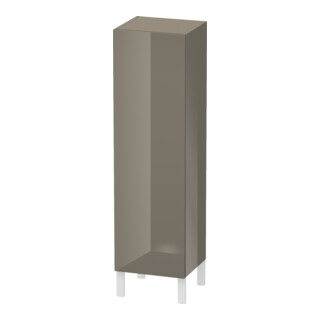 Duravit L-Cube Demi-colonne indiv., porte droite, gris flanelle brillant