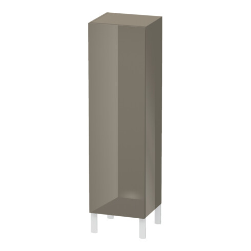Duravit L-Cube Demi-colonne indiv., porte droite, gris flanelle brillant