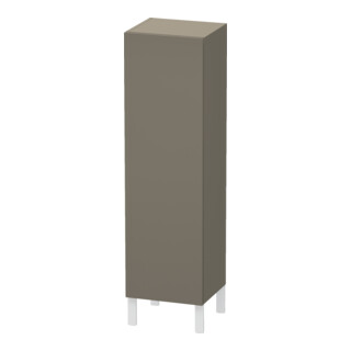 Duravit L-Cube Demi-colonne indiv., porte droite, gris flanelle mat soyeux