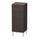 Duravit L-Cube Demi-colonne indiv., porte gauche, chêne foncé brossé-1