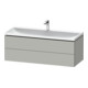Duravit L-Cube Ensemble de meubles 120x48x48 cm, m HL, gris béton, 2 tiroirs-1