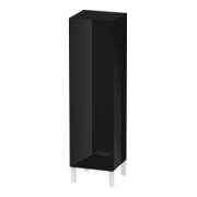 Duravit L-Cube individual Armoire mi-haute, porte gauche, noir brillant