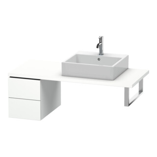Duravit L-Cube Meuble bas 32x54,7 cm, blanc mat, f Kons, 2 tiroirs