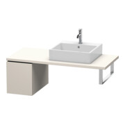 Duravit L-Cube Meuble bas 32x54,7 cm, taupe mat, avec console, 1 tiroir