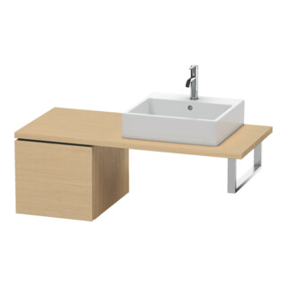 Duravit L-Cube Meuble bas 42x54,7 cm, chêne naturel, pour console, 1 tiroir