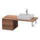 Duravit L-Cube Meuble bas 42x54,7 cm, noyer naturel, pour console, 1 tiroir-1