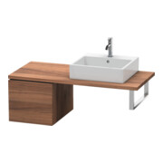 Duravit L-Cube Meuble bas 42x54,7 cm, noyer naturel, pour console, 1 tiroir
