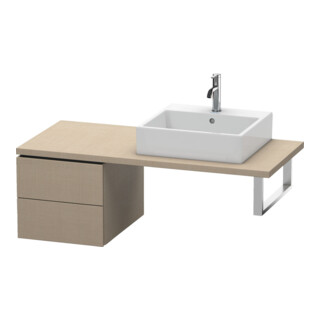 Duravit L-Cube Meuble bas 42x54,7 cm, sans console, 2 tiroirs