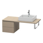 Duravit L-Cube Meuble bas 42x54,7 cm, sans console, 2 tiroirs-1