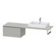 Duravit L-Cube Meuble bas 72x54,7 cm, béton gris, pour console, 1 tiroir-1