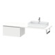 Duravit L-Cube Meuble bas 72x54,7 cm, blanc mat, pour console, 1 tiroir-1