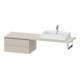 Duravit L-Cube Meuble bas 72x54,7 cm, Taupe mat, 2 tiroirs-1