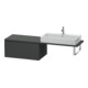 Duravit L-Cube Meuble bas 82x54,7 cm, graph ma, avec console, 1 tiroir-1