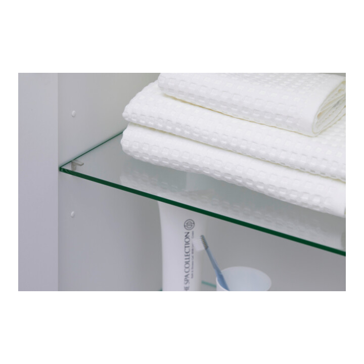 Duravit L-Cube meuble haut semi-élément, porte gauche, blanc brillant