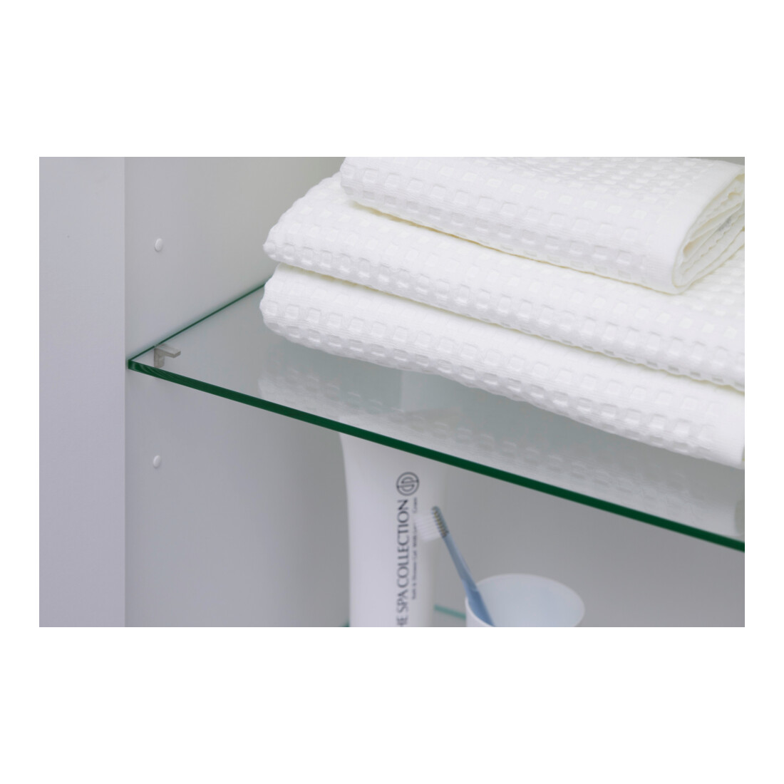 Duravit L-Cube meuble haut semi-élément, porte gauche, blanc brillant