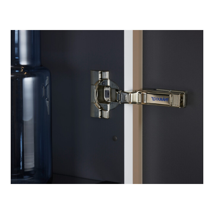Duravit L-Cube meuble haut semi-élément, porte gauche, blanc brillant
