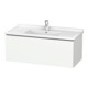 Duravit L-Cube Meuble sous lavabo 102x46,9 cm, blanc mat, 1 tiroir, suspendu-1