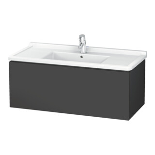 Duravit L-Cube Meuble sous-lavabo 102x46,9cm, graph ma, 1 tiroir, suspendu