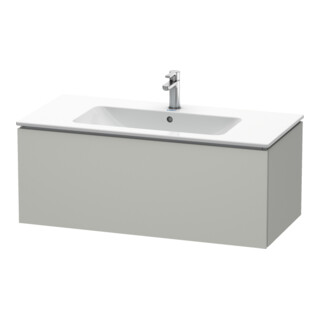 Duravit L-Cube Meuble sous lavabo 102x48,1 cm, béton gris, 1 tiroir, suspendu