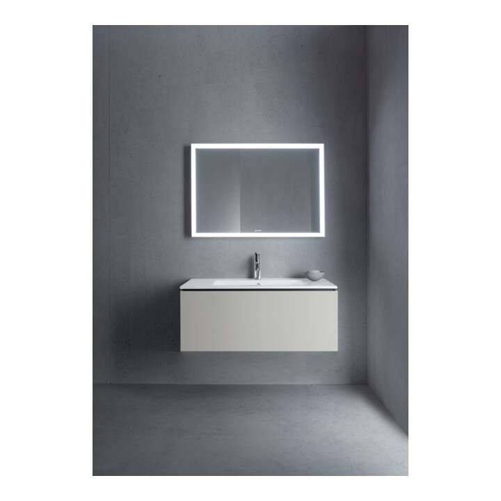 Duravit L-Cube Meuble sous lavabo 102x48,1 cm, béton gris, 1 tiroir, suspendu